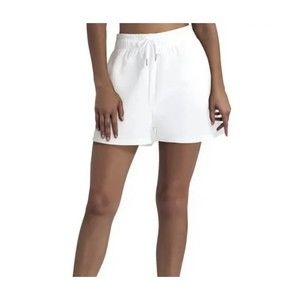 H Halston Studio Drawstring Shorts Sweat Shorts Chalk White Women’s XL NWT